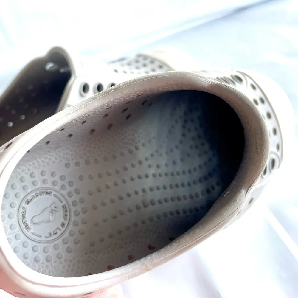 Native Jefferson Kids Waterproof Slip-On Sneaker‎ Pigeon Grey/Shell White C8